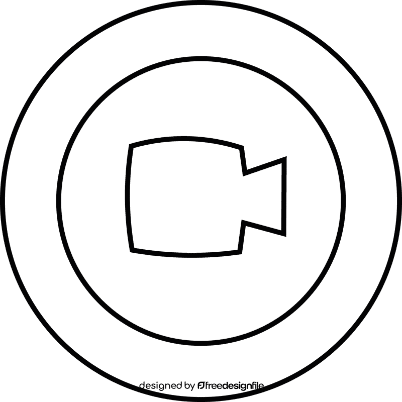Camera allowed black and white clipart