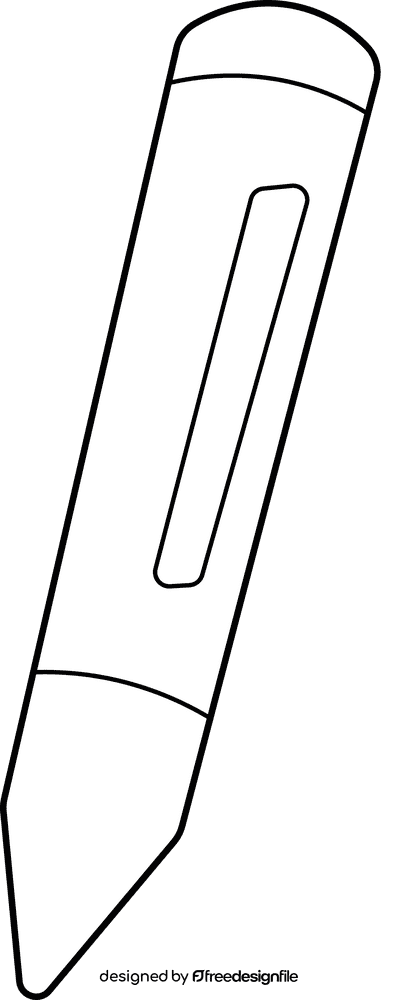 Pastel crayon Pencil black and white clipart