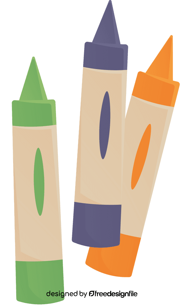 Pastel crayon clipart