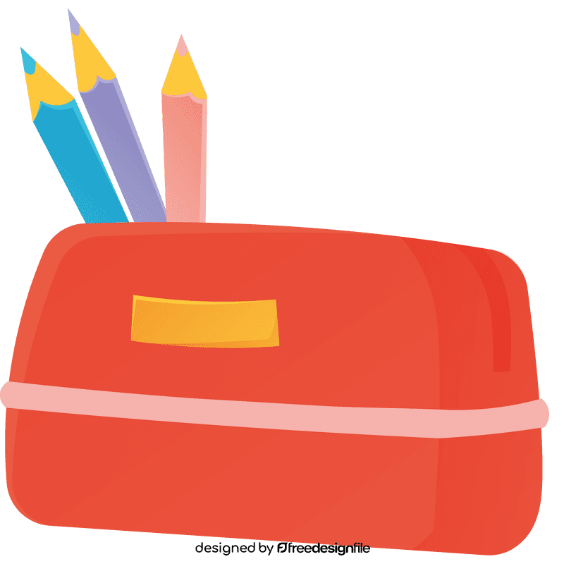 Pencil case clipart