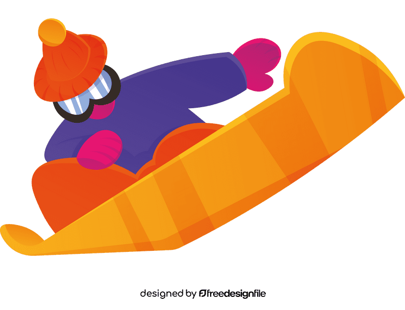 Snowboarder clipart
