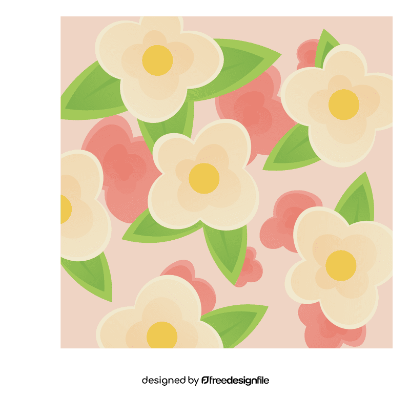 Texture Flowers clipart