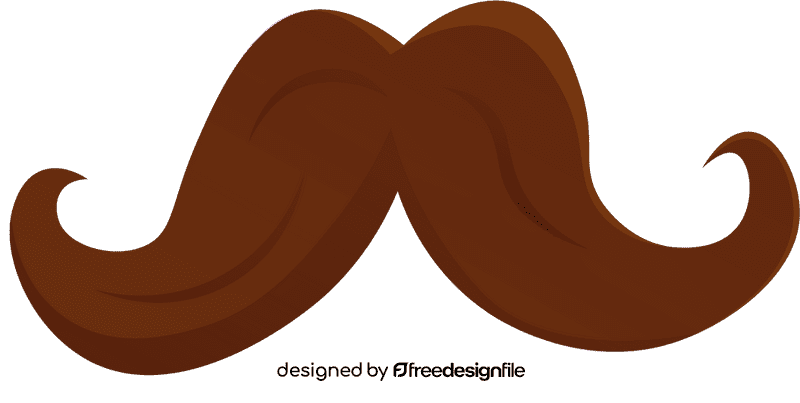 Roaring 20s Mustache clipart