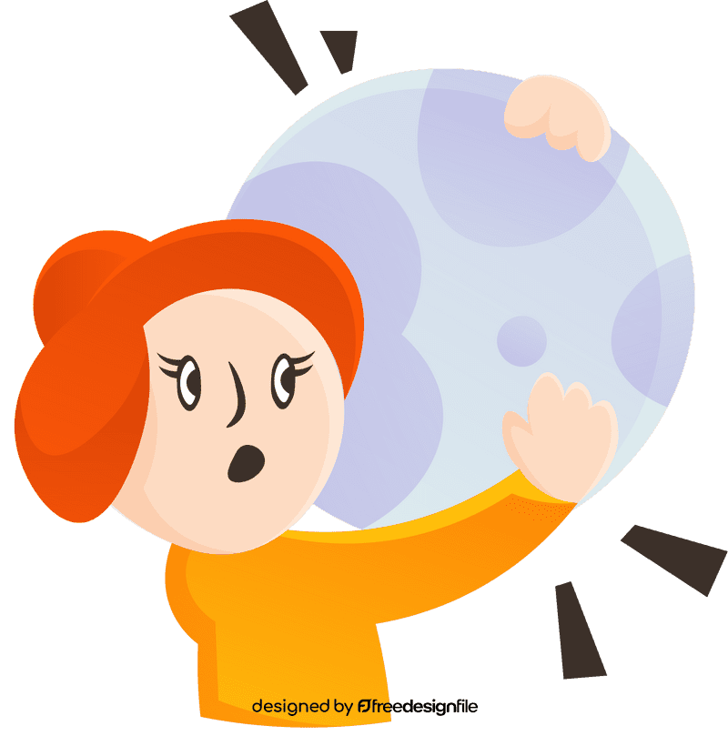 Student Moon clipart