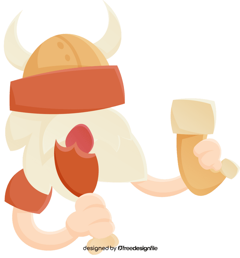 Viking Eating clipart