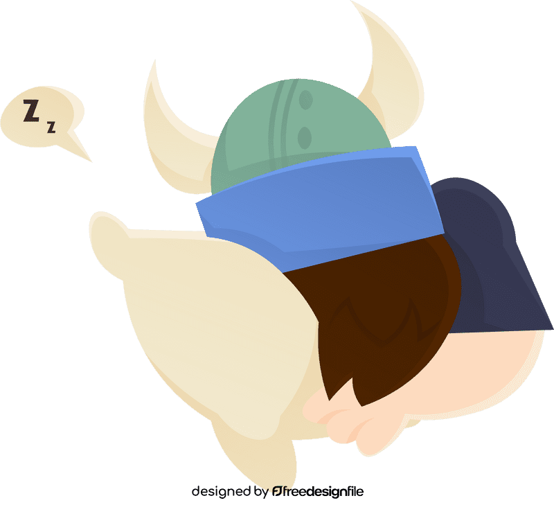 Viking Sleep clipart