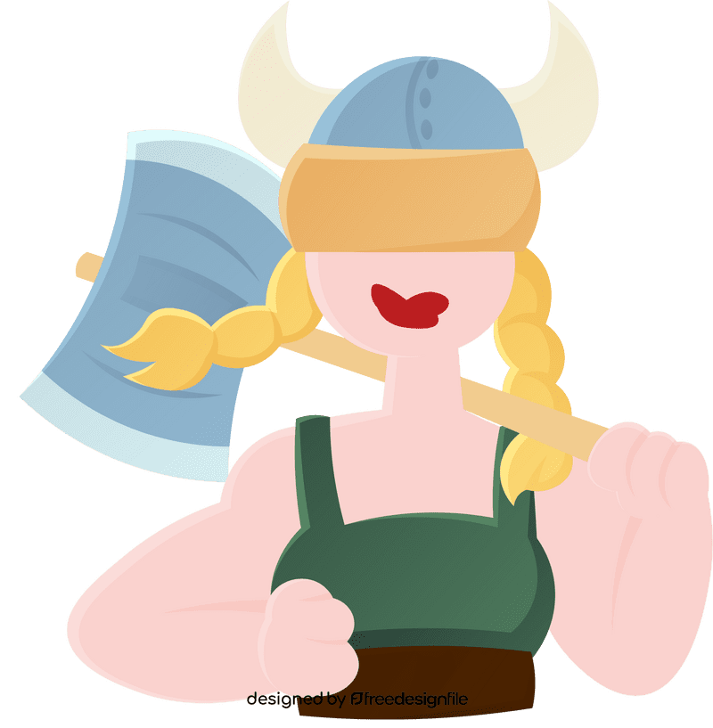 Viking warrior clipart
