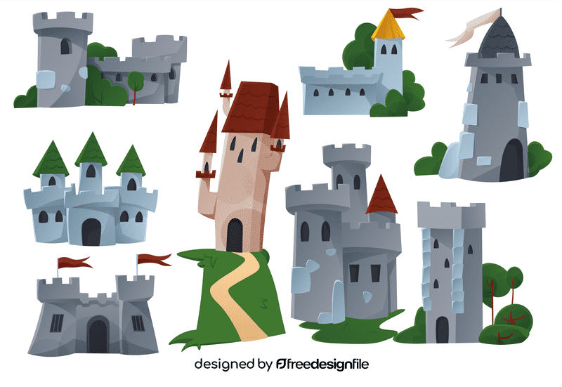 Castle vector