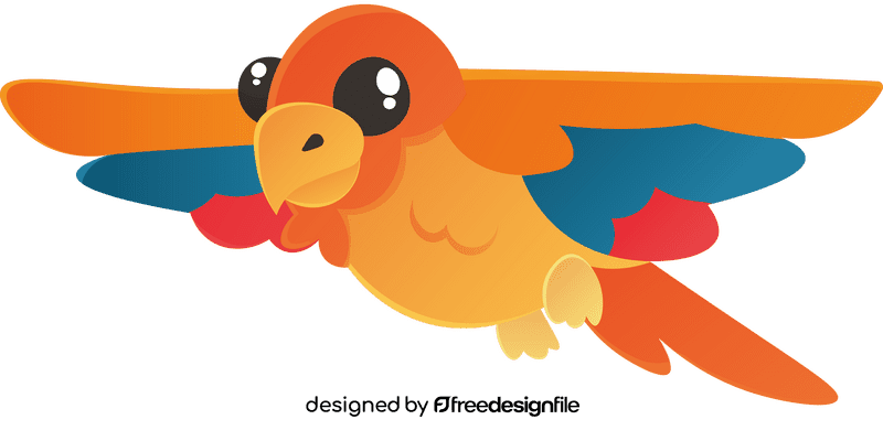 Macaw parrot clipart