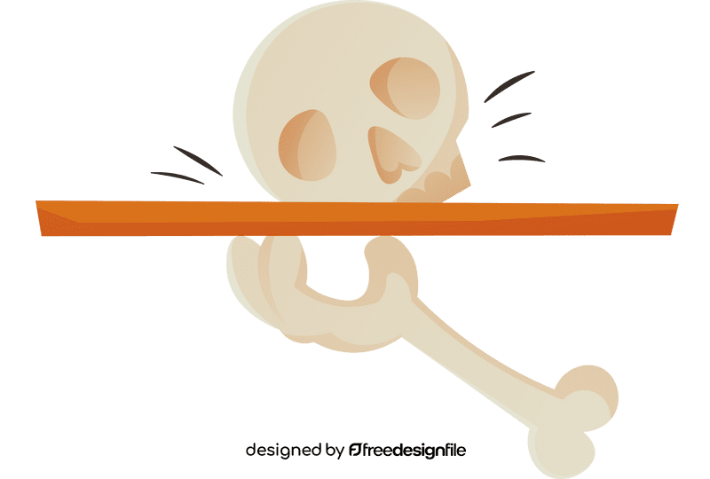 Skeleton Plate clipart
