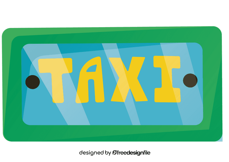 Taxi LED clipart