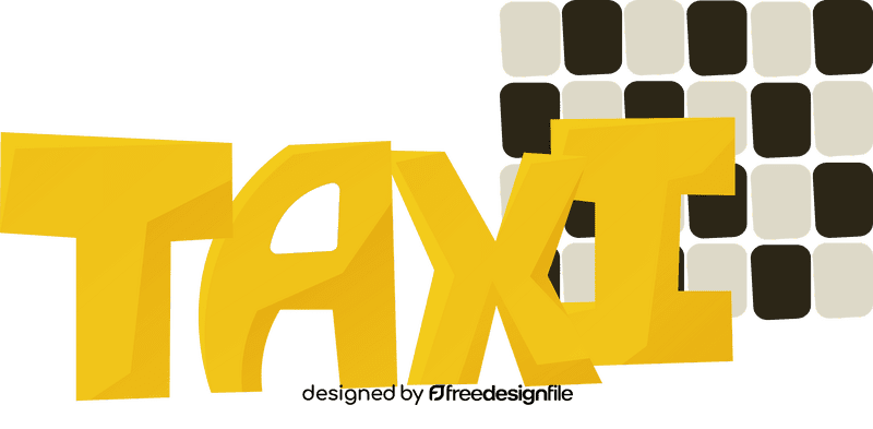Taxi clipart
