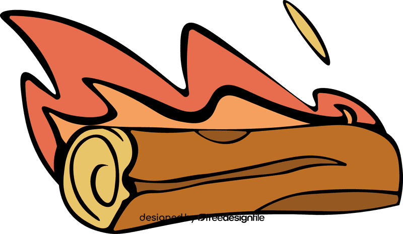 Bonfire Log clipart