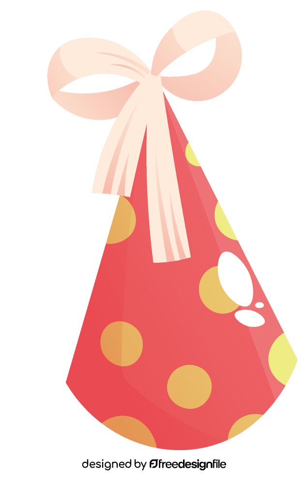Birthday Hat Dotted clipart