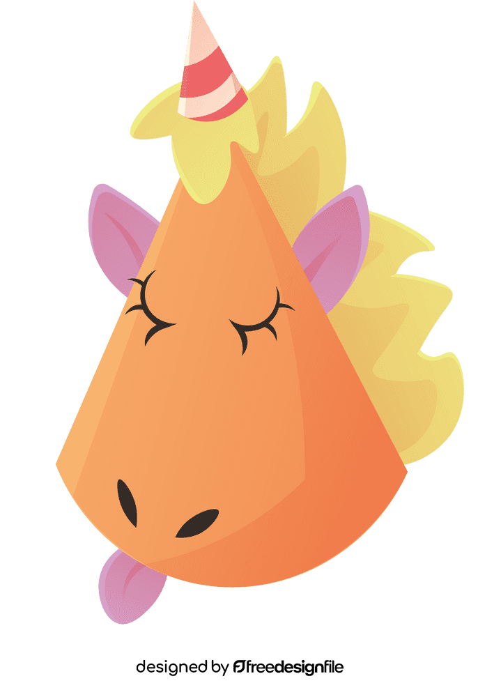 Birthday Hat Horse clipart