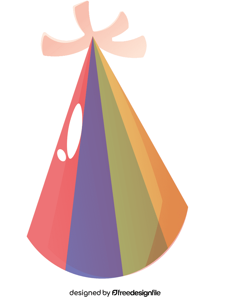 Birthday Hat Rainbow clipart