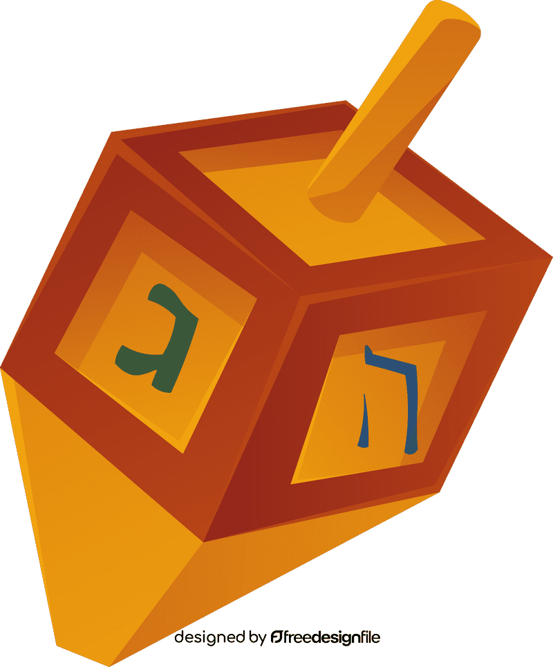 Dreidel clipart