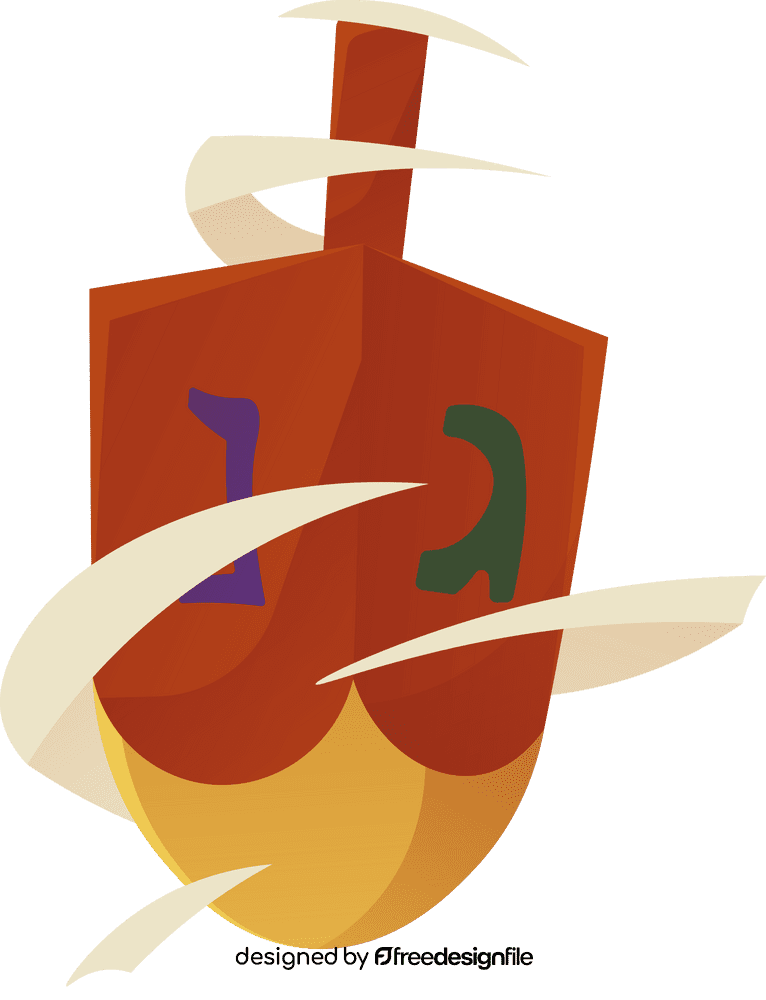Dreidel clipart