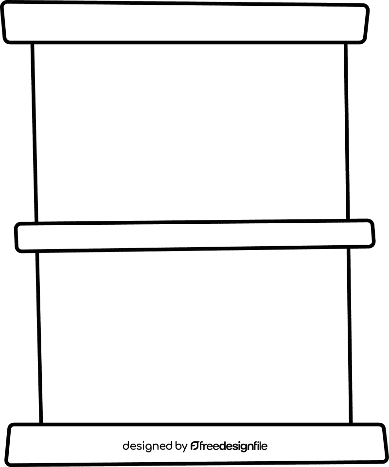 Keg Metal black and white clipart