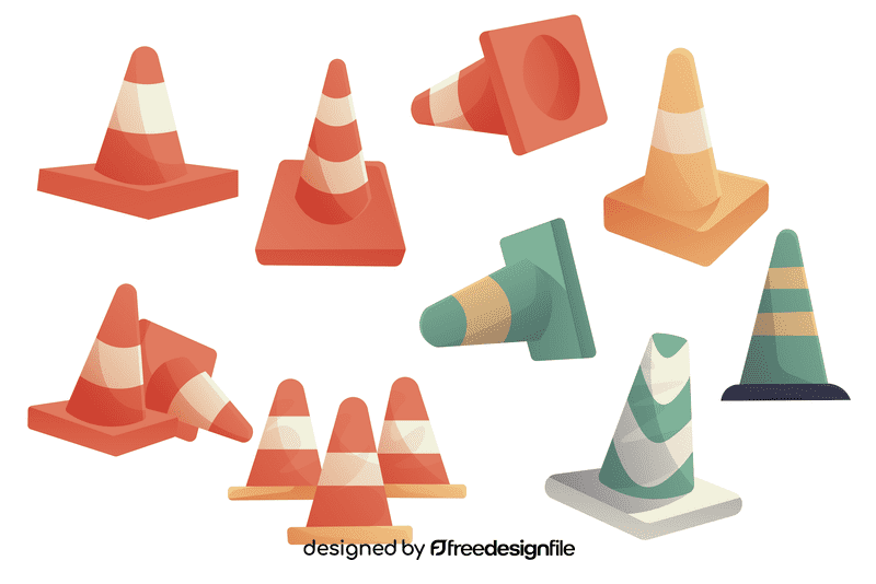 Traffic Cone vector
