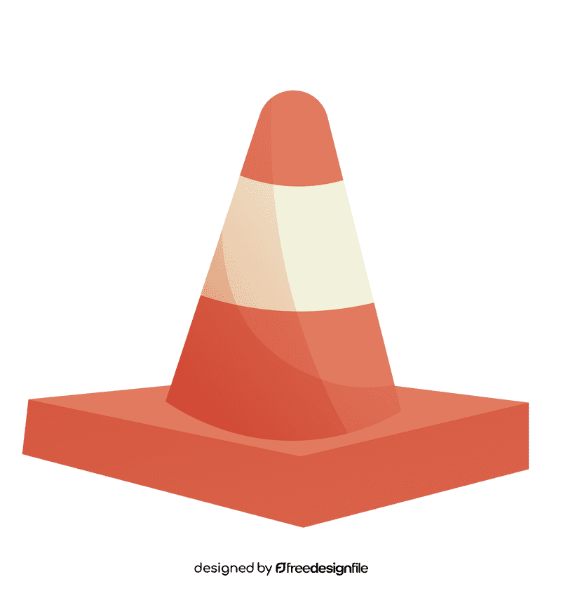 Traffic Cone Red clipart