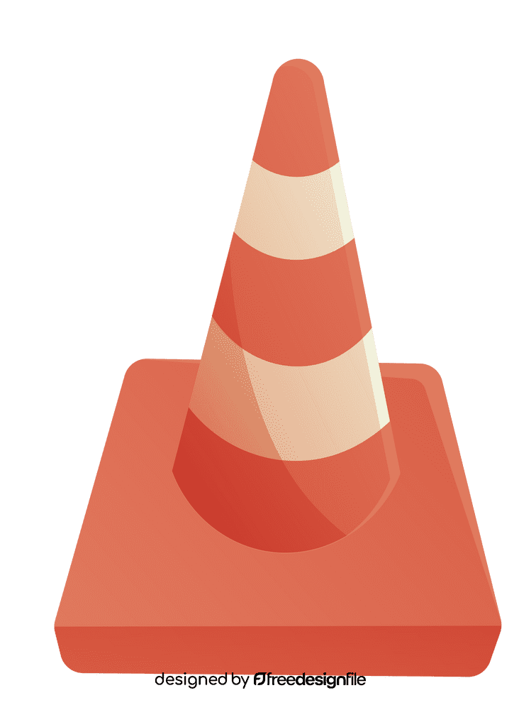 Traffic Cone Red clipart