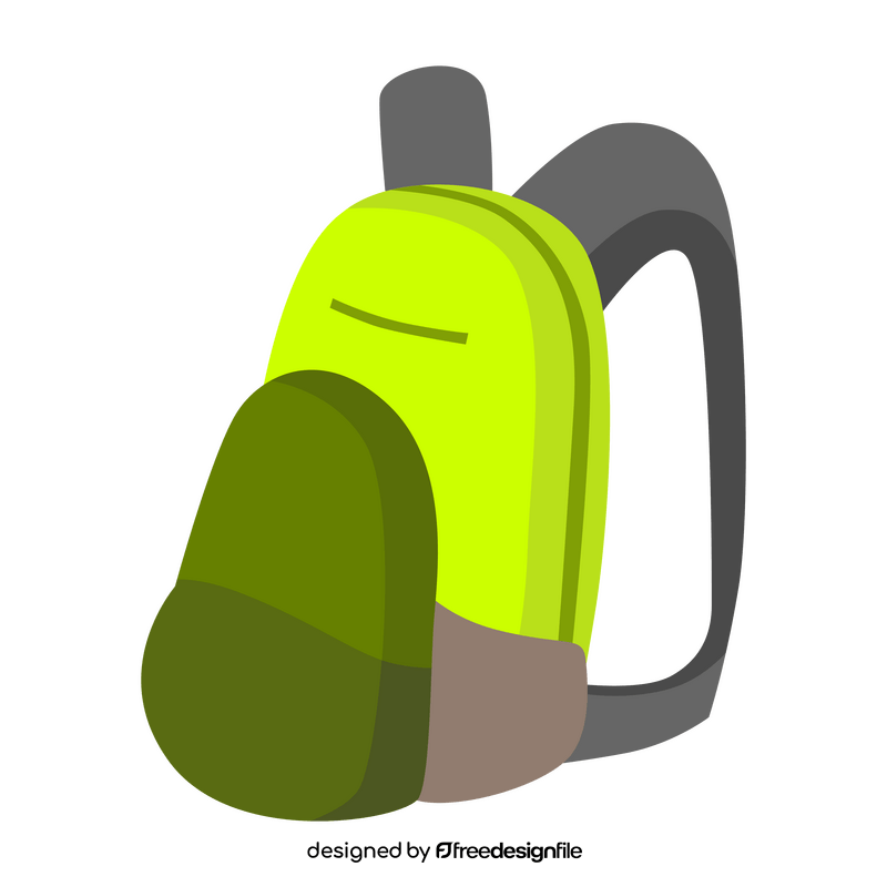 Cycling backpack clipart