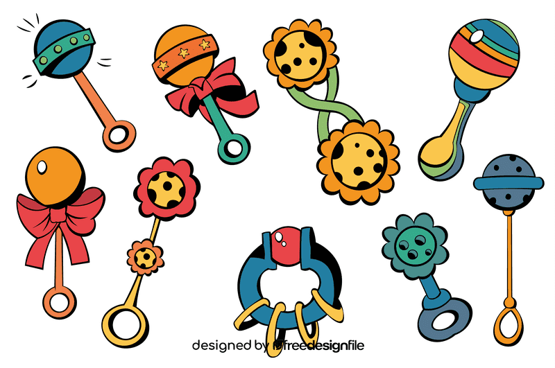 Baby Rattle vector