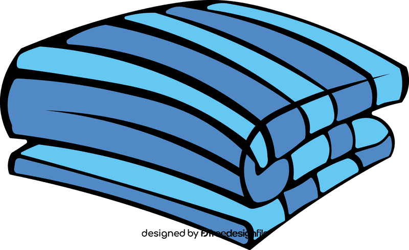Blanket Blue clipart