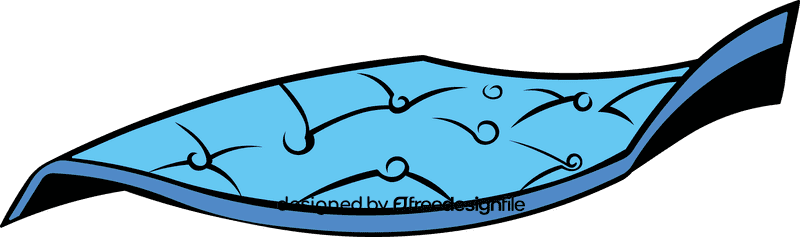 Blanket Blue clipart