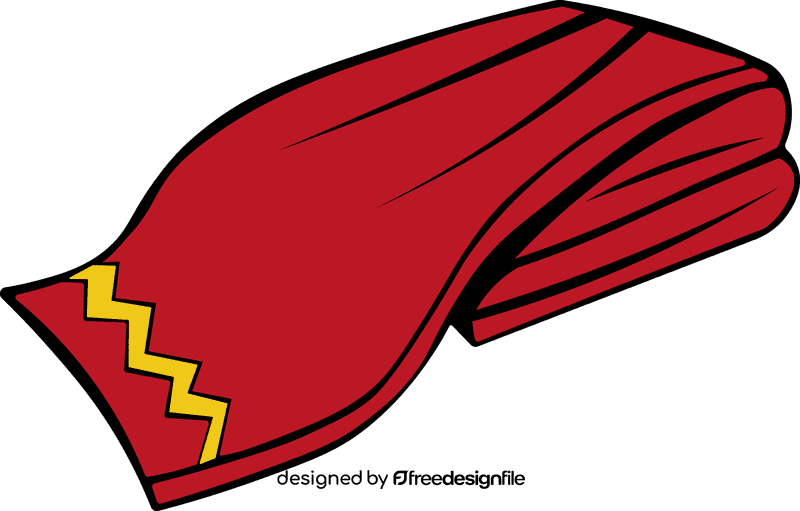 Blanket Red clipart