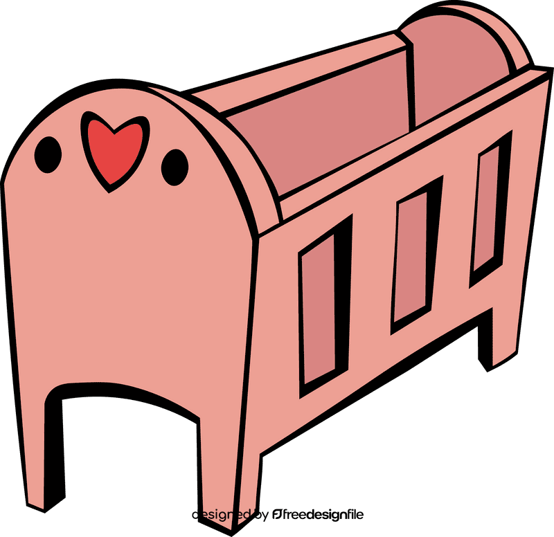 Crib Heart clipart