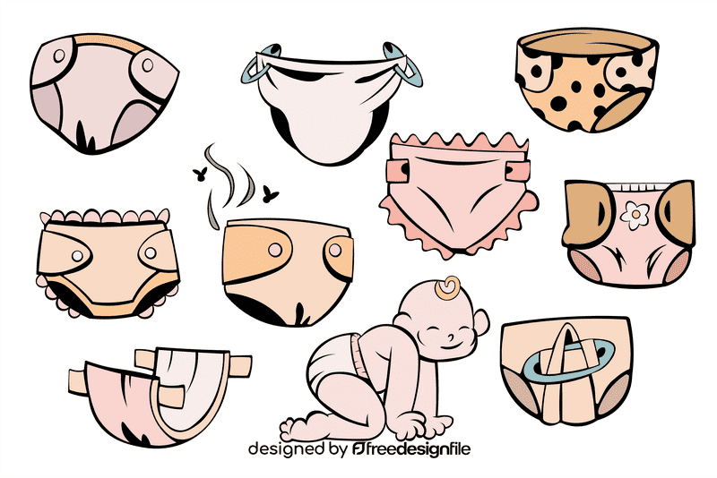 Diaper vector