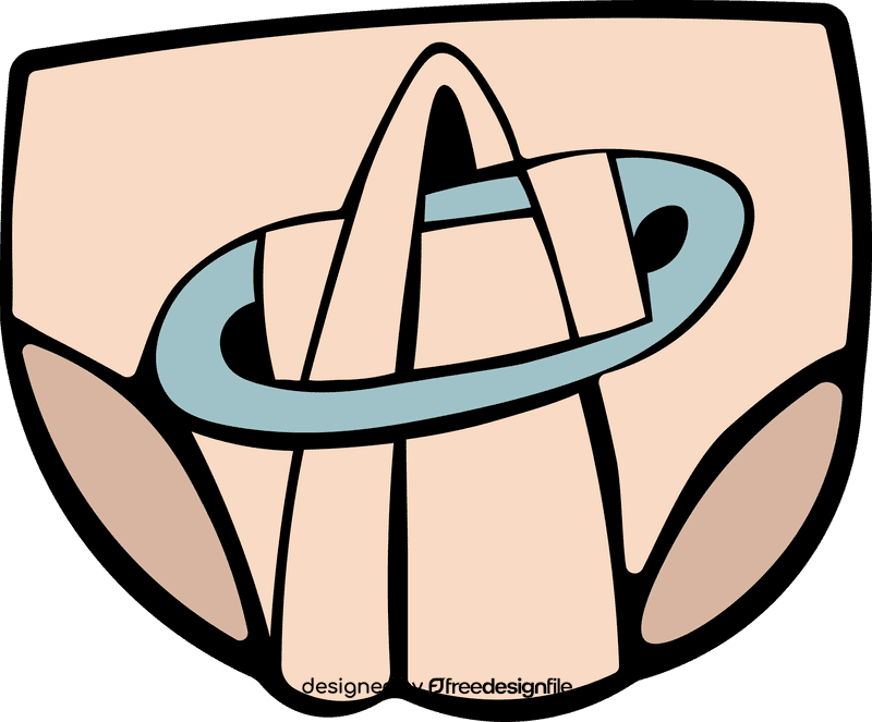 Diaper Old Style clipart