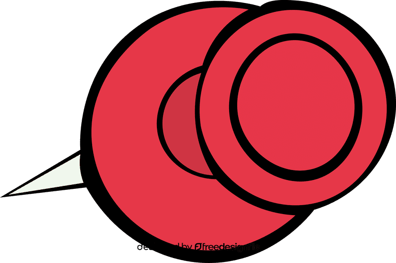 Pin Red clipart