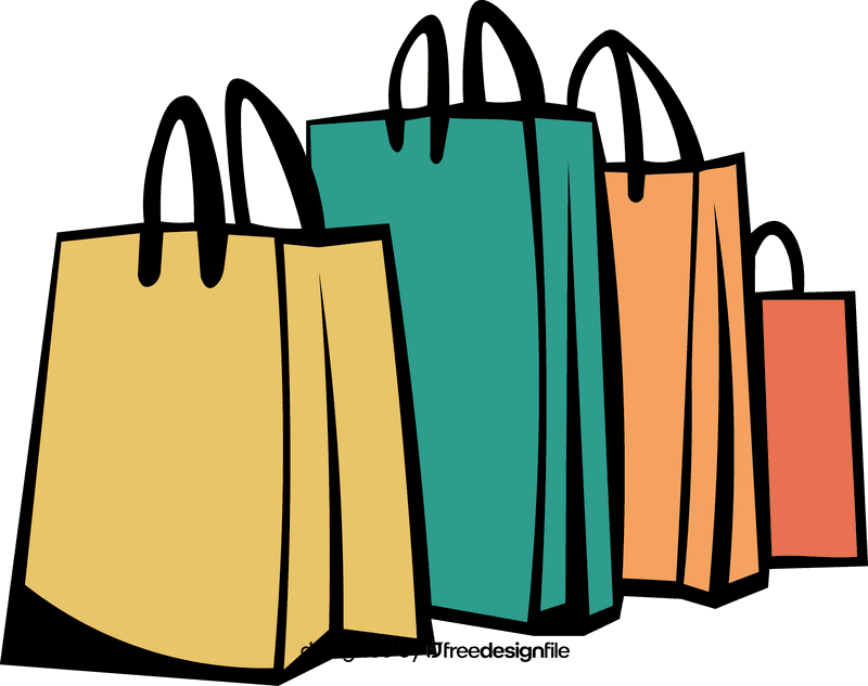 Shopping Bag Four clipart