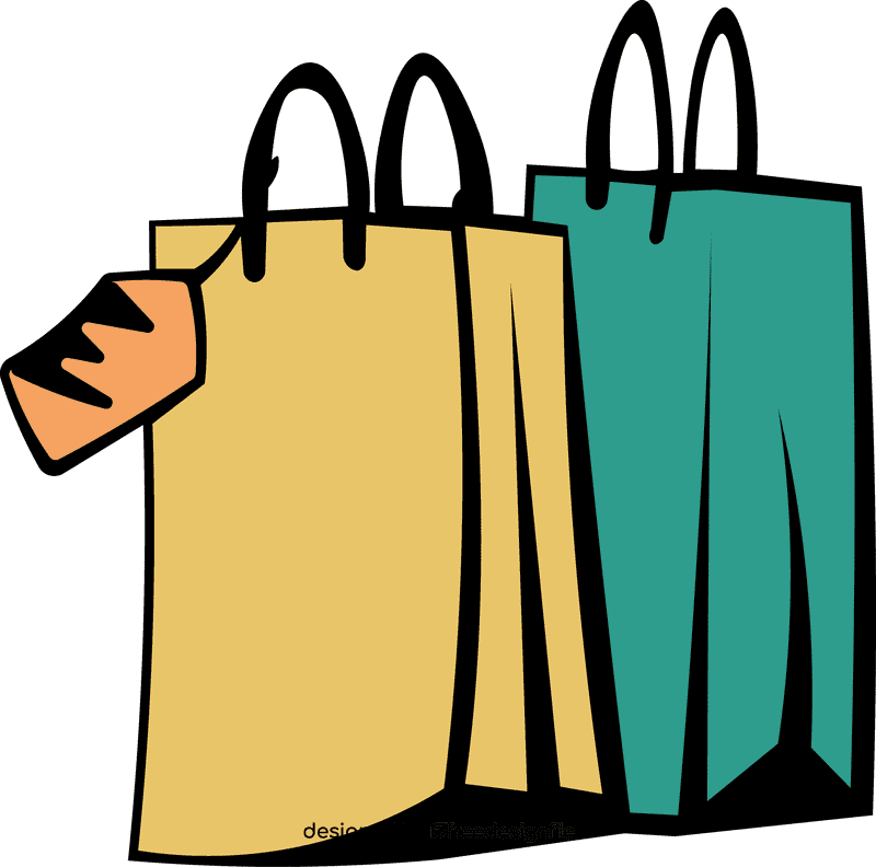 Shopping Bag Label clipart