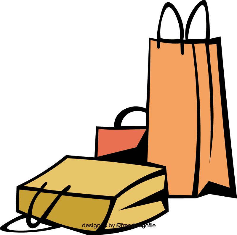 Shopping Bag Triple clipart
