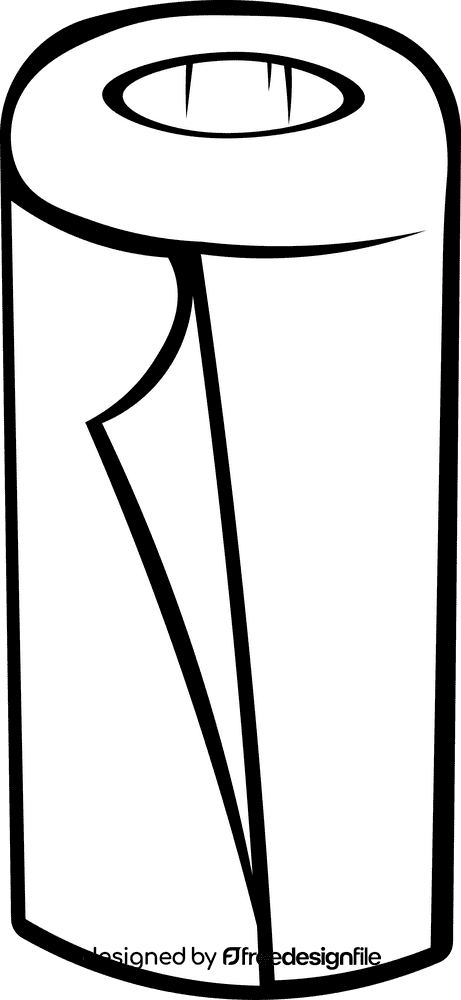 Towel Paper black and white clipart