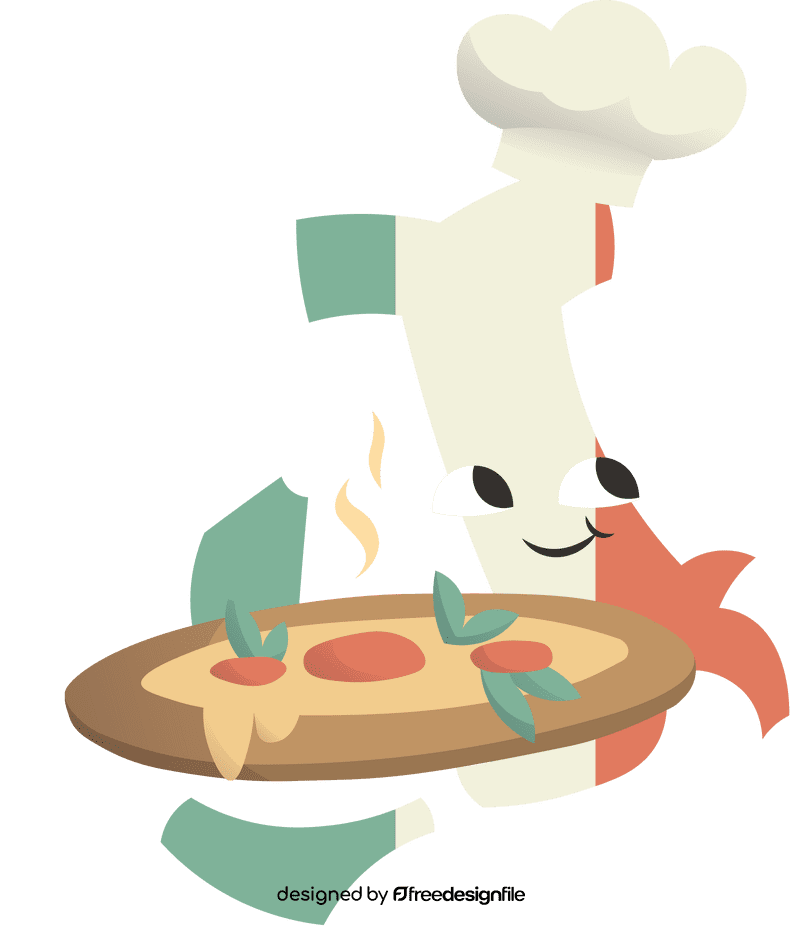Map of Italy clipart