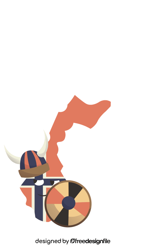 Map of Norway clipart