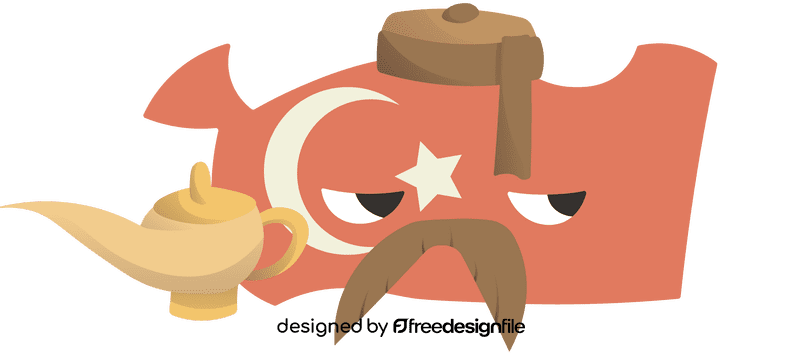 Map of Turkey clipart