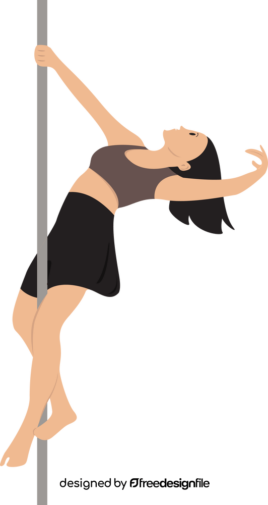 Pole dance clipart