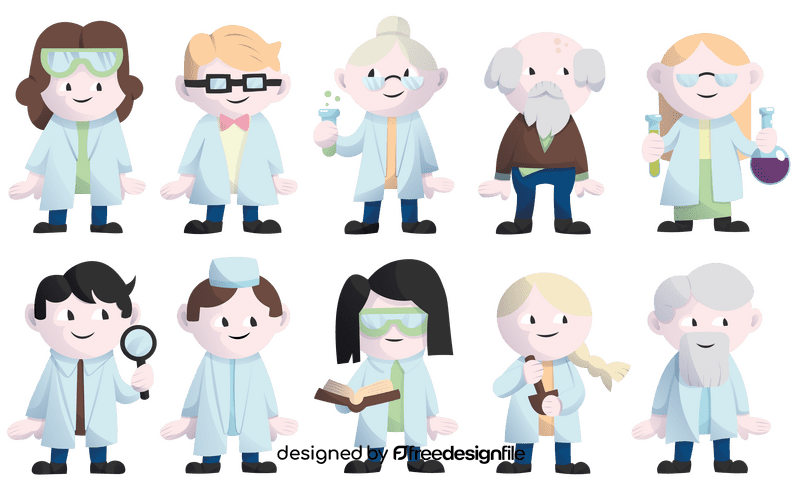 Scientist Chemist, Chemistry vector