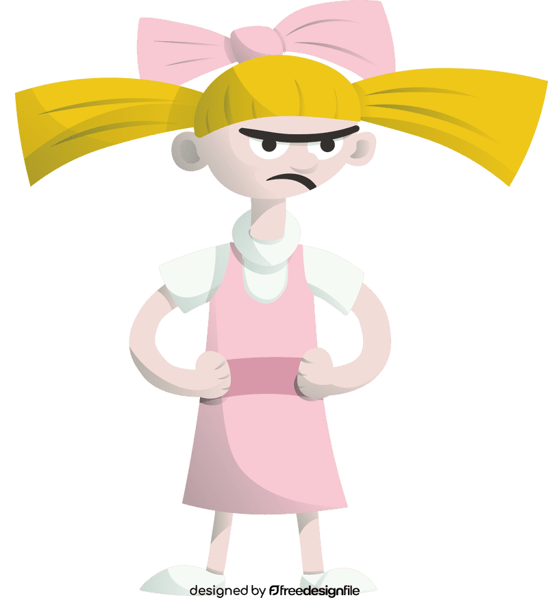 Cartoon Characters Hey Arnold Helga clipart