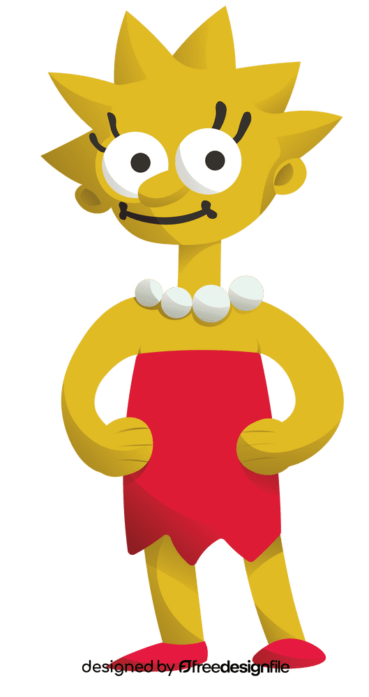 Cartoon Characters Simpsons Lisa clipart