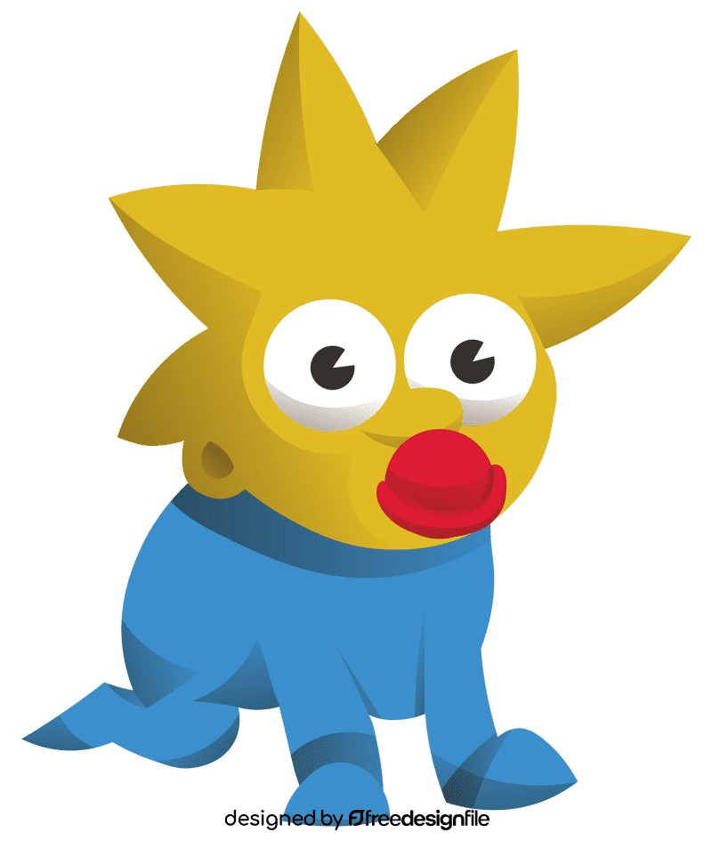 Cartoon Characters Simpsons Maggie clipart