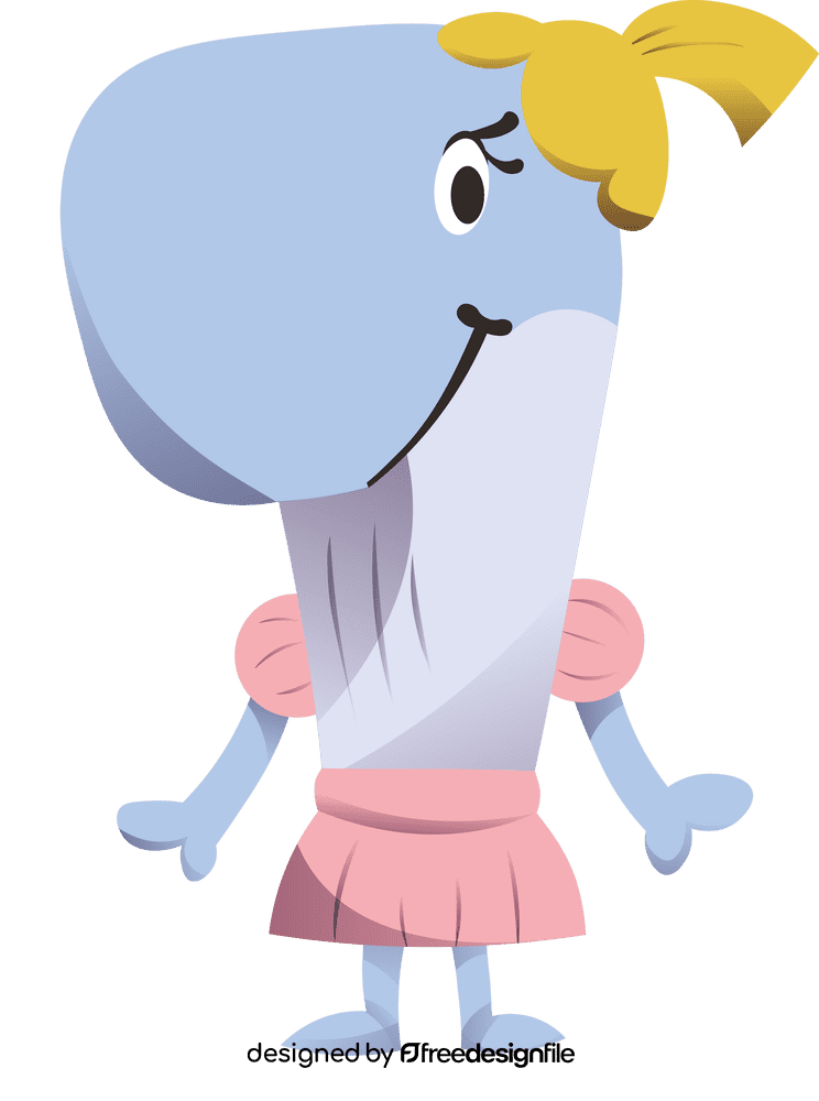 Cartoon Characters Spongebob Pearl clipart