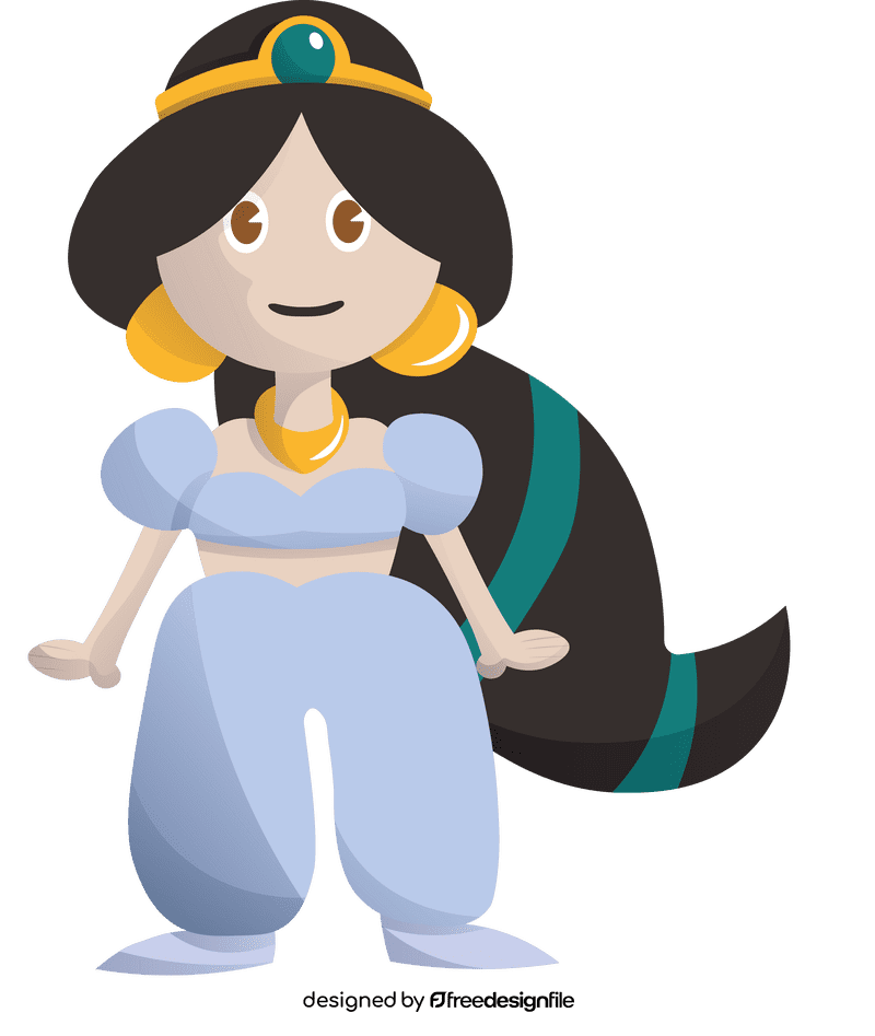 Cartoon Characters Disney Princess Jasmine clipart