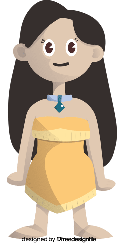 Cartoon Characters Disney Princess Pocahontas clipart